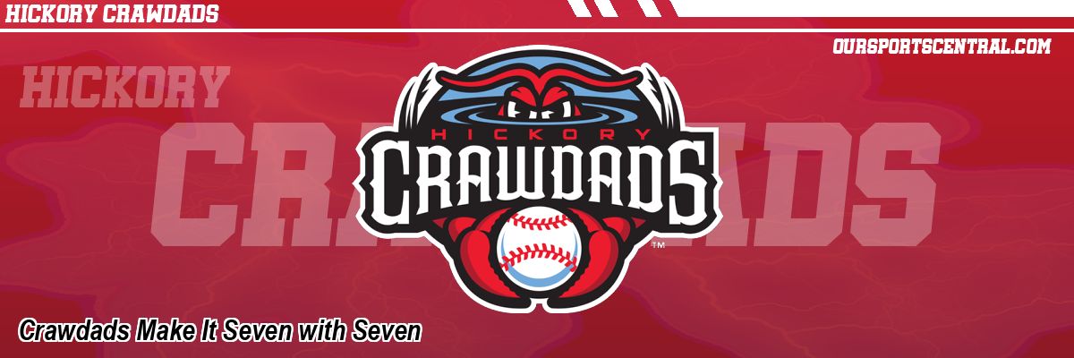 Crawdads Make It Seven with Seven