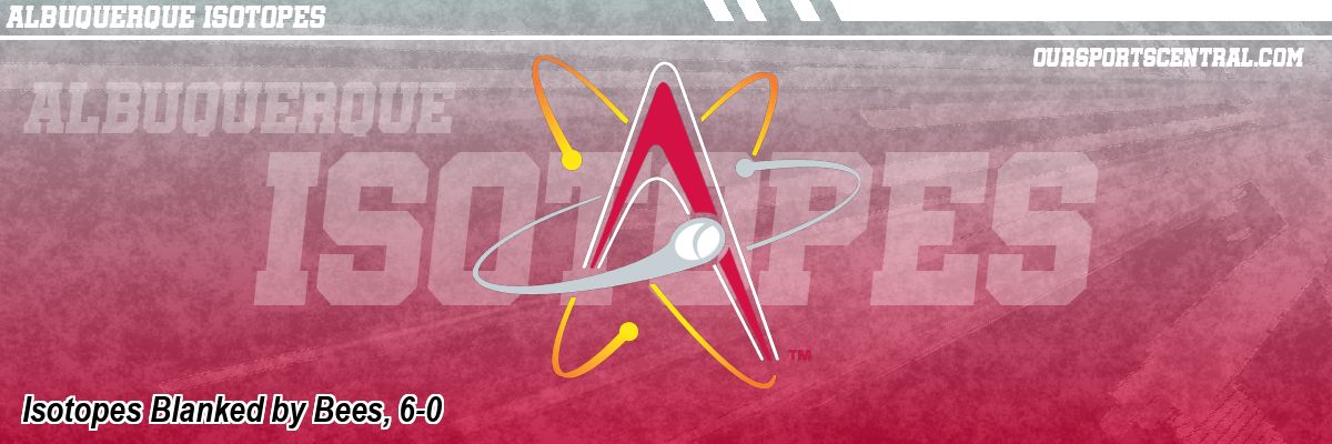 Isotopes Blanked by Bees, 6-0