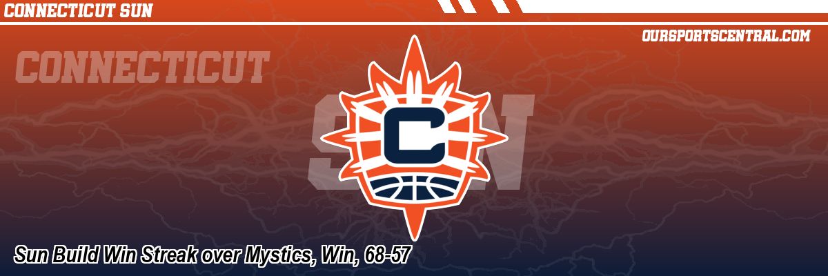 Sun Build Win Streak over Mystics, Win, 68-57