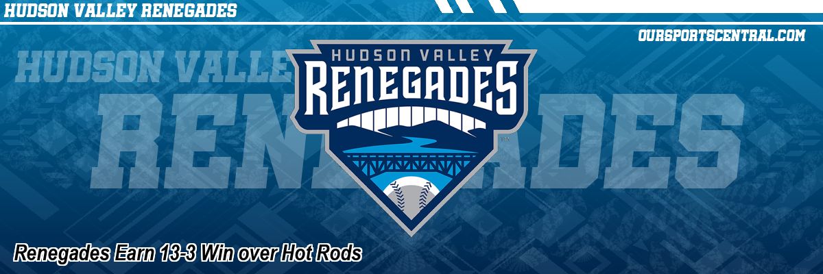 Renegades Earn 13-3 Win over Hot Rods