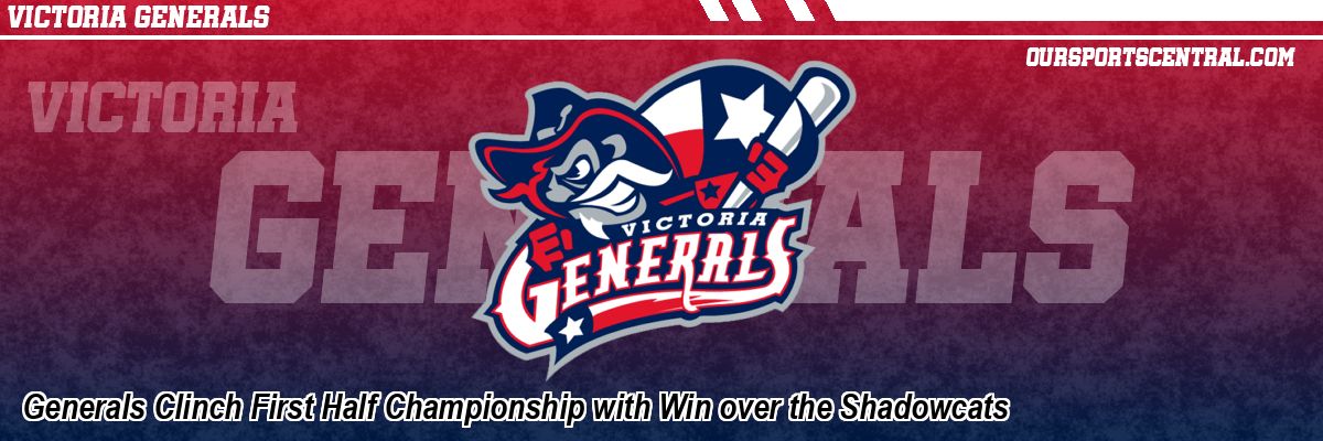 Generals Clinch First Half Championship with Win over the Shadowcats