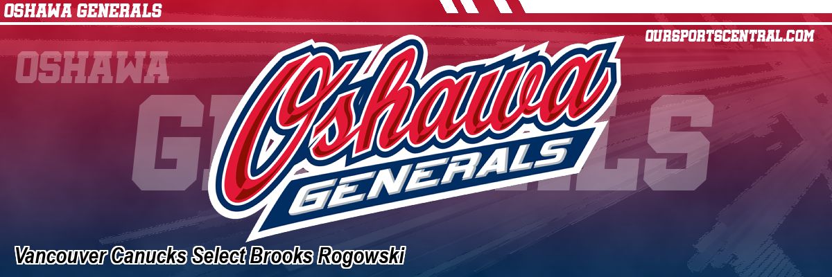 Vancouver Canucks Select Brooks Rogowski