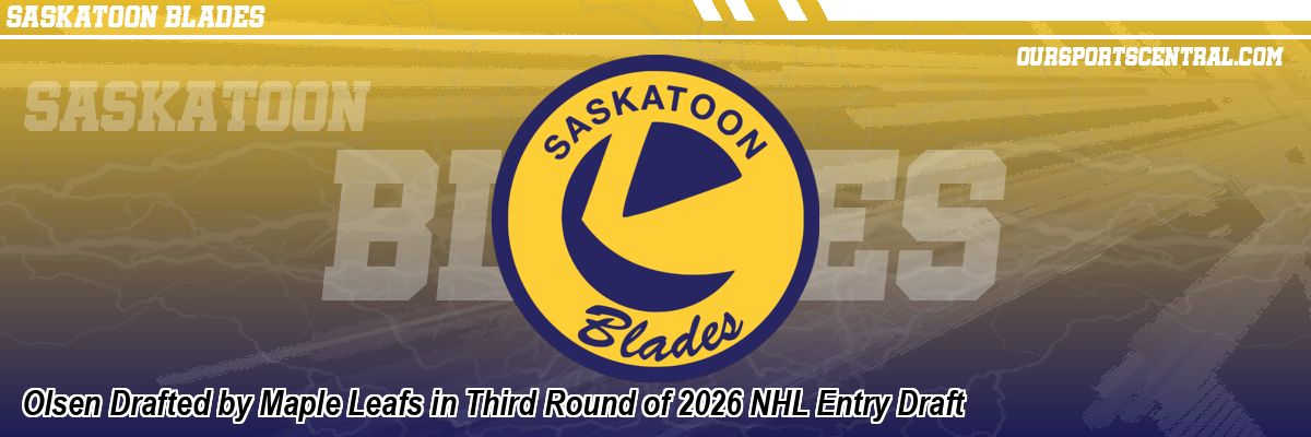 Olsen Drafted by Maple Leafs in Third Round of 2026 NHL Entry Draft