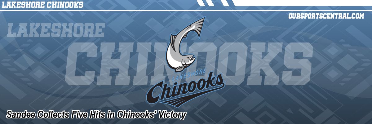 Sandee Collects Five Hits in Chinooks' Victory