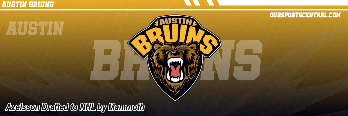 Axelsson Drafted to NHL by Mammoth