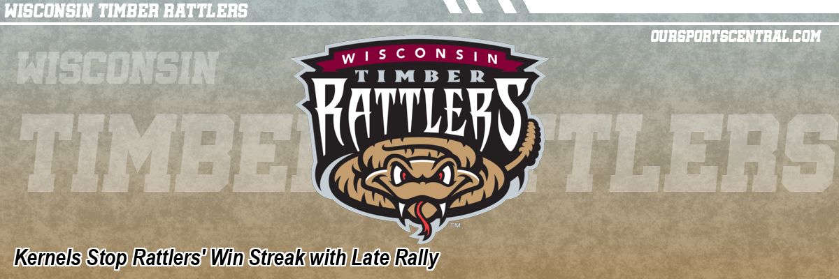 Kernels Stop Rattlers' Win Streak with Late Rally