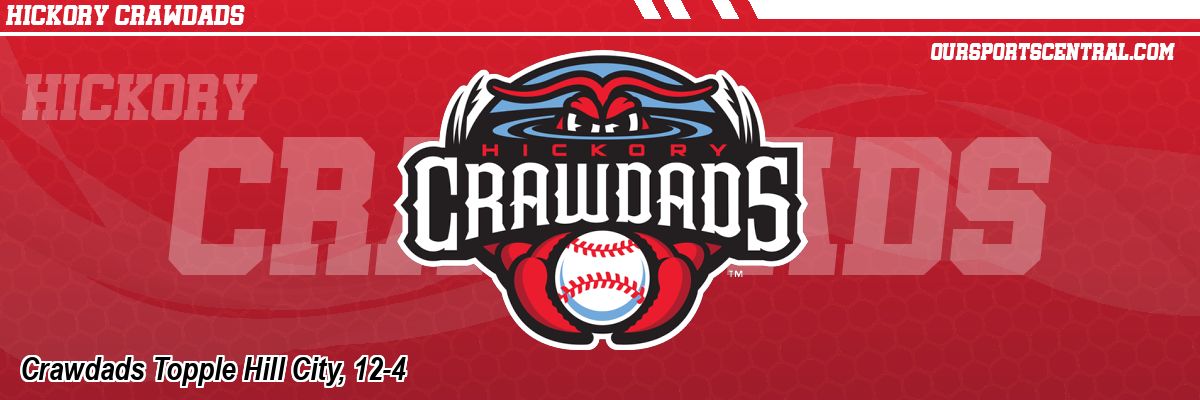 Crawdads Topple Hill City, 12-4