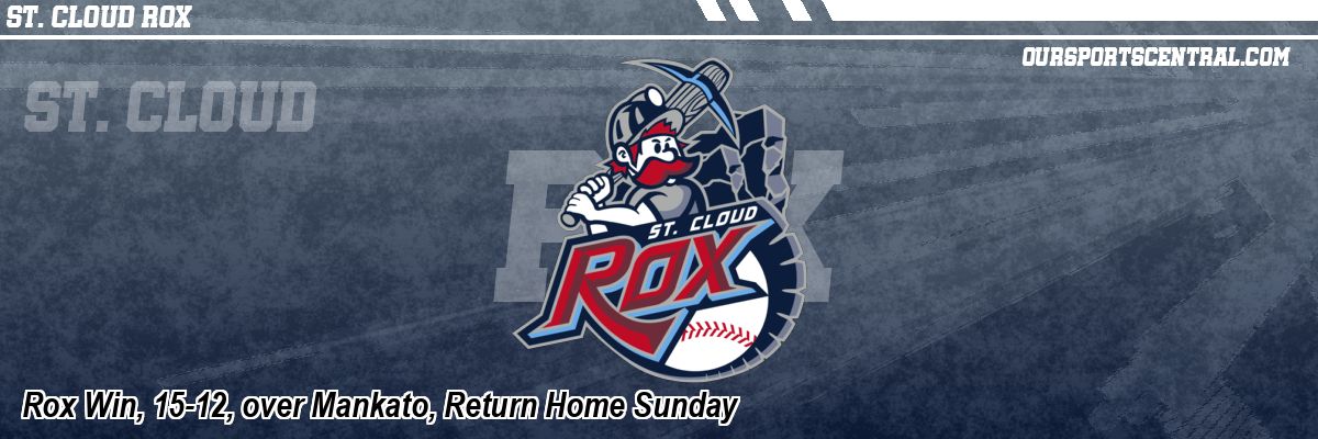 Rox Win, 15-12, over Mankato, Return Home Sunday