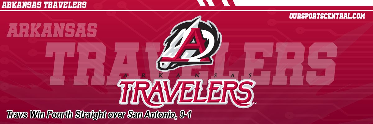Travs Win Fourth Straight over San Antonio, 9-1