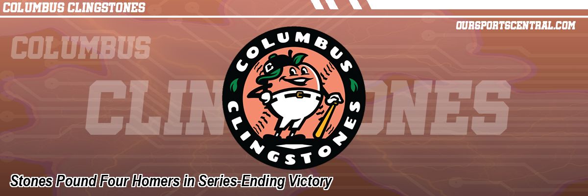 Stones Pound Four Homers in Series-Ending Victory