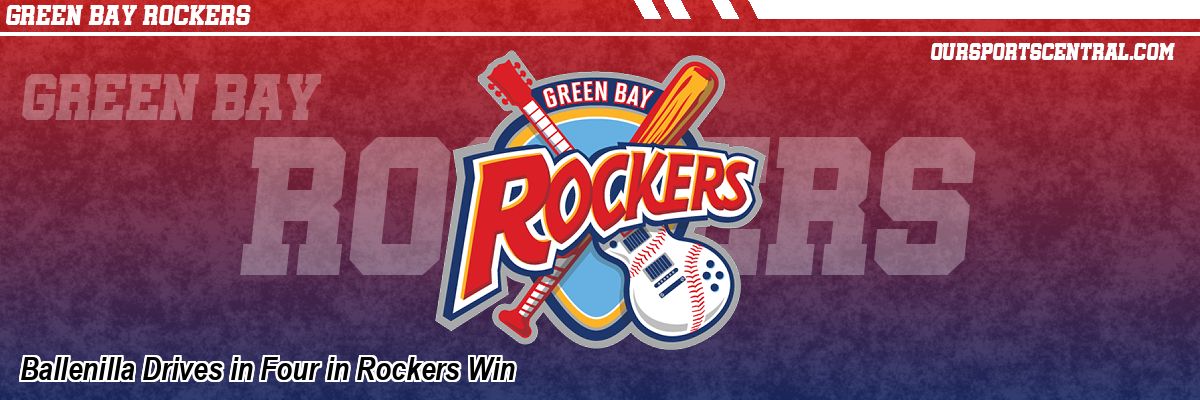 Ballenilla Drives in Four in Rockers Win