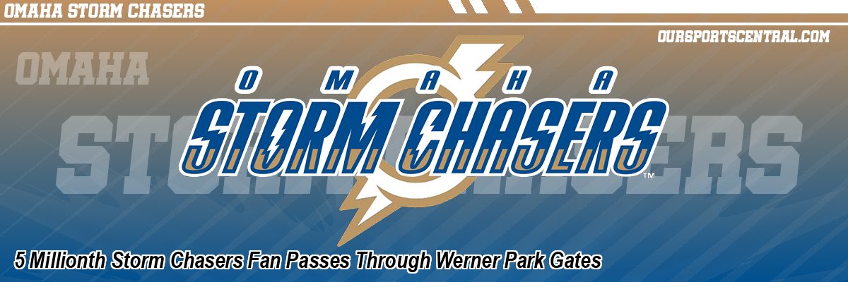 5 Millionth Storm Chasers Fan Passes Through Werner Park Gates