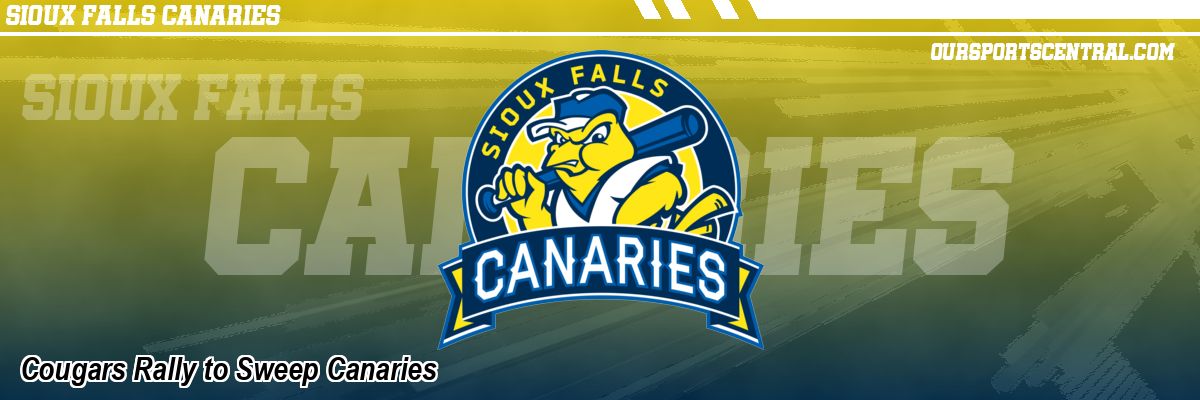 Cougars Rally to Sweep Canaries