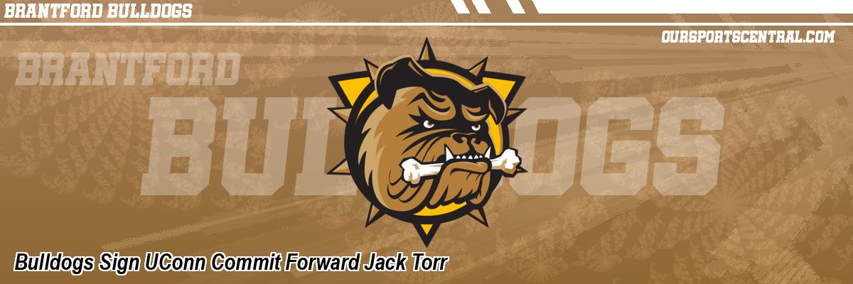 Bulldogs Sign UConn Commit Forward Jack Torr