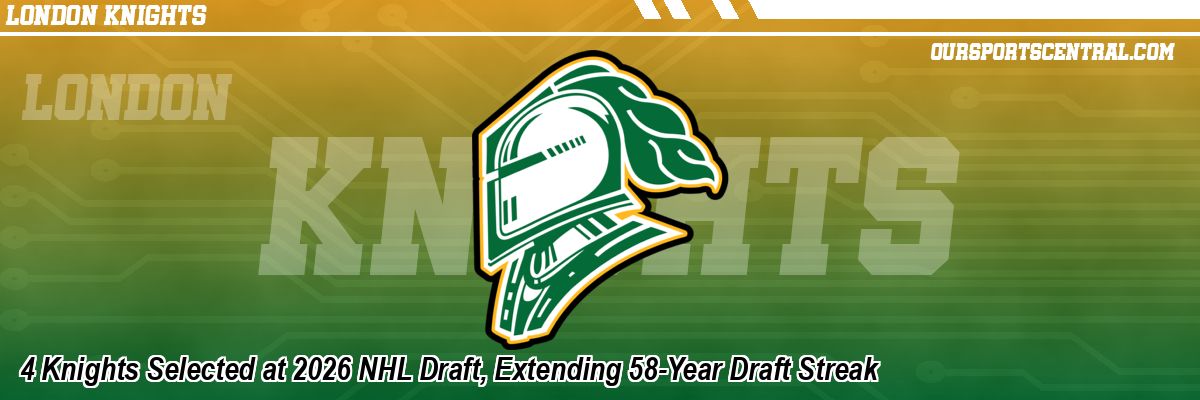 4 Knights Selected at 2026 NHL Draft, Extending 58-Year Draft Streak
