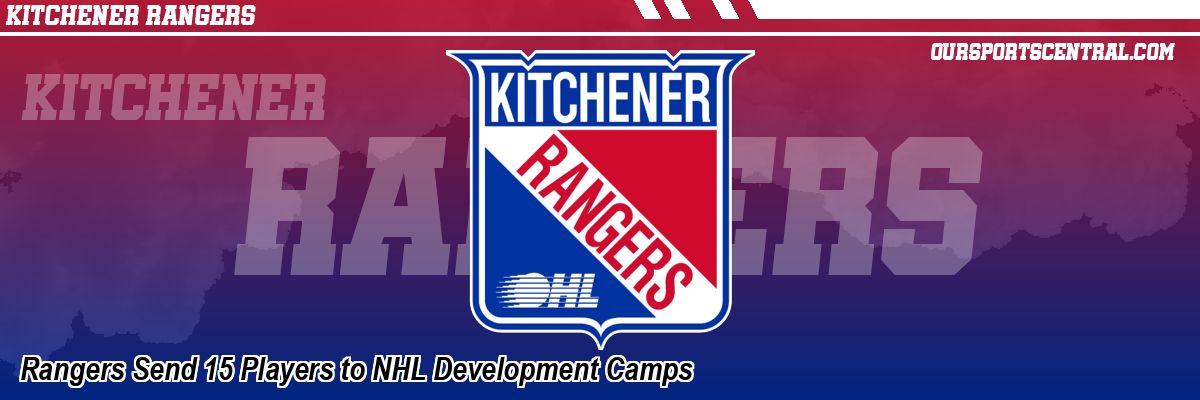 Rangers Send 15 Players to NHL Development Camps