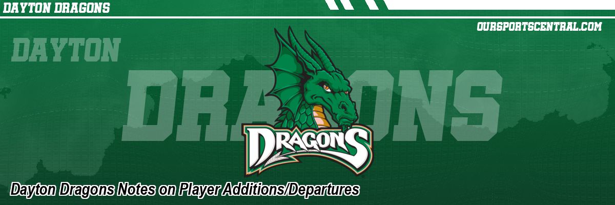 Dayton Dragons Notes on Player Additions/Departures