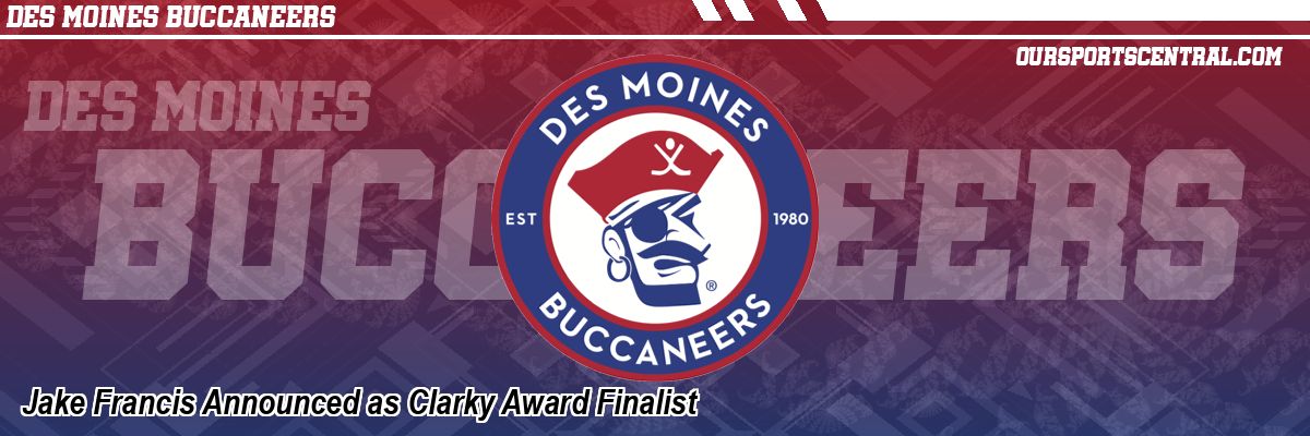 Jake Francis Announced as Clarky Award Finalist
