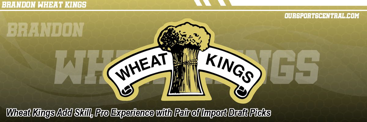 Wheat Kings Add Skill, Pro Experience with Pair of Import Draft Picks