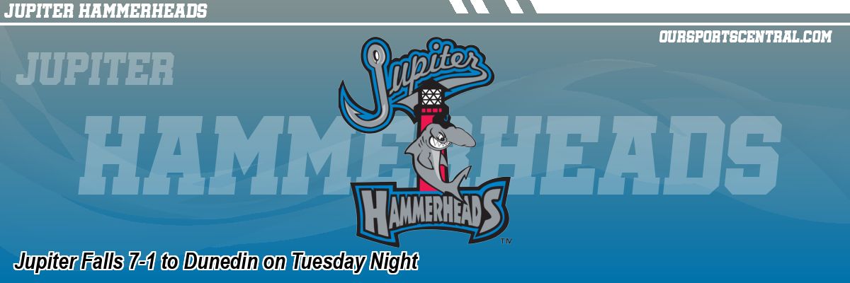 Jupiter Falls 7-1 to Dunedin on Tuesday Night