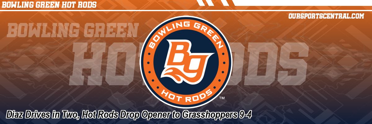 Diaz Drives in Two, Hot Rods Drop Opener to Grasshoppers 9-4