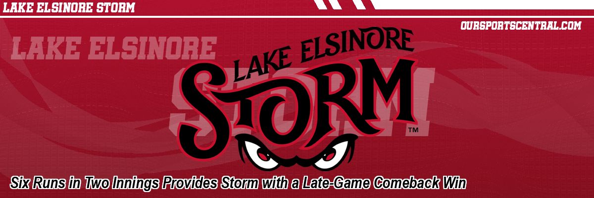 Six Runs in Two Innings Provides Storm with a Late-Game Comeback Win