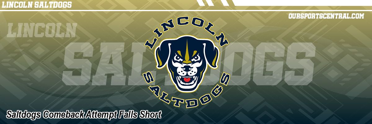 Saltdogs Comeback Attempt Falls Short