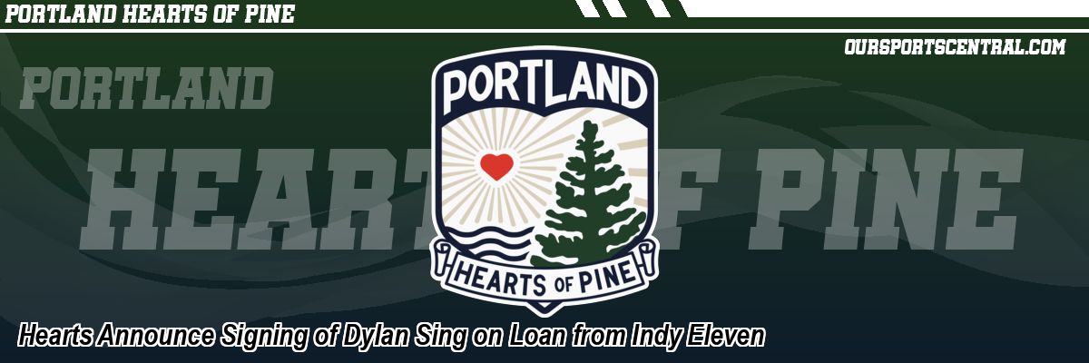 Hearts Announce Signing of Dylan Sing on Loan from Indy Eleven