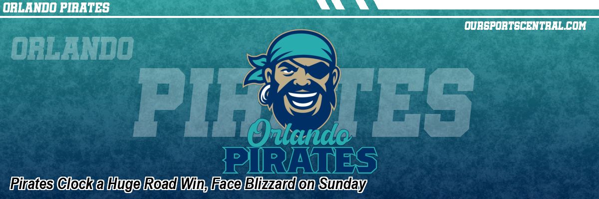 Pirates Clock a Huge Road Win, Face Blizzard on Sunday
