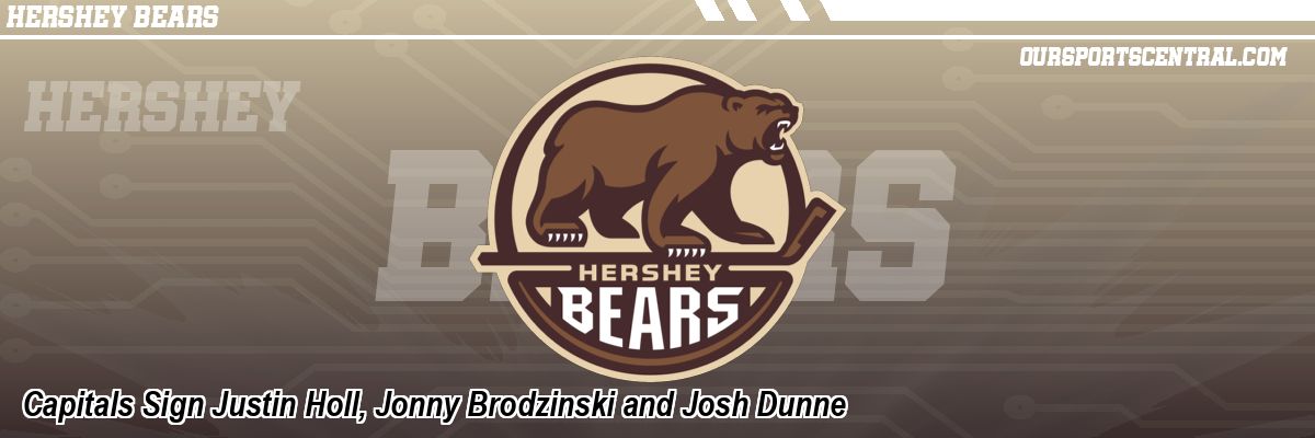 Capitals Sign Justin Holl, Jonny Brodzinski and Josh Dunne