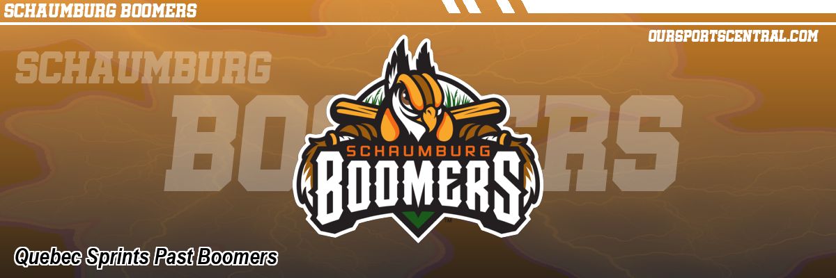 Quebec Sprints Past Boomers