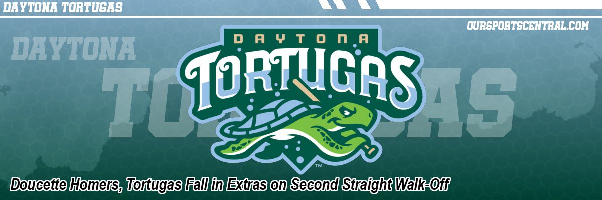 Doucette Homers, Tortugas Fall in Extras on Second Straight Walk-Off