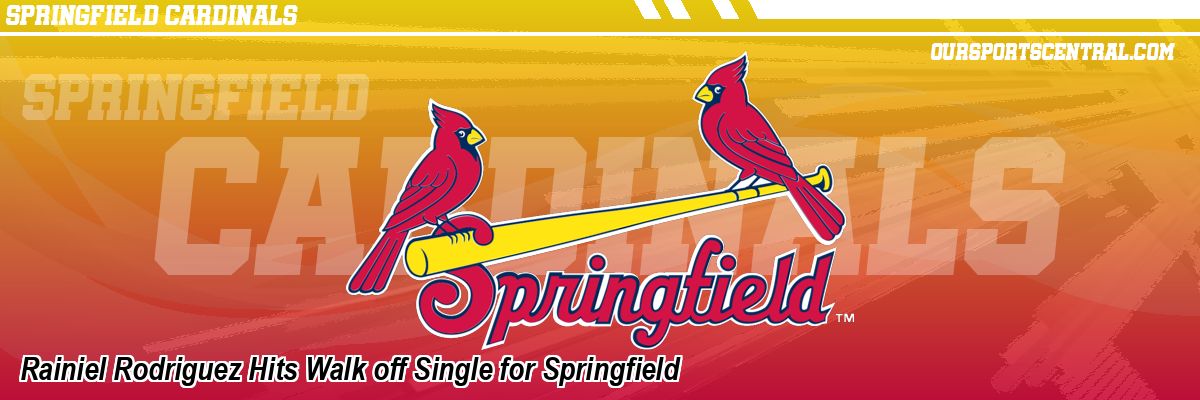Rainiel Rodriguez Hits Walk off Single for Springfield