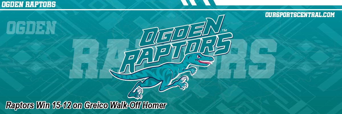 Raptors Win 15-12 on Greico Walk-Off Homer