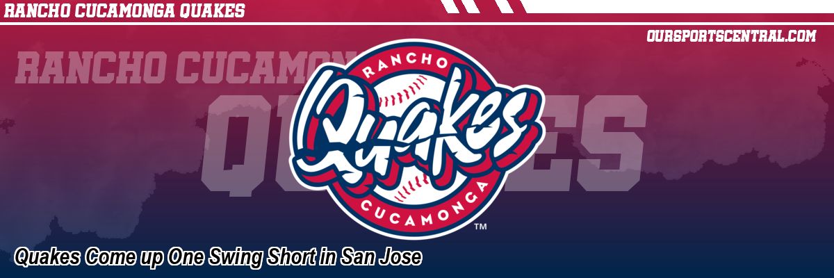 Quakes Come up One Swing Short in San Jose