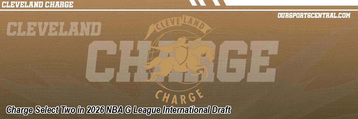 Charge Select Two in 2026 NBA G League International Draft