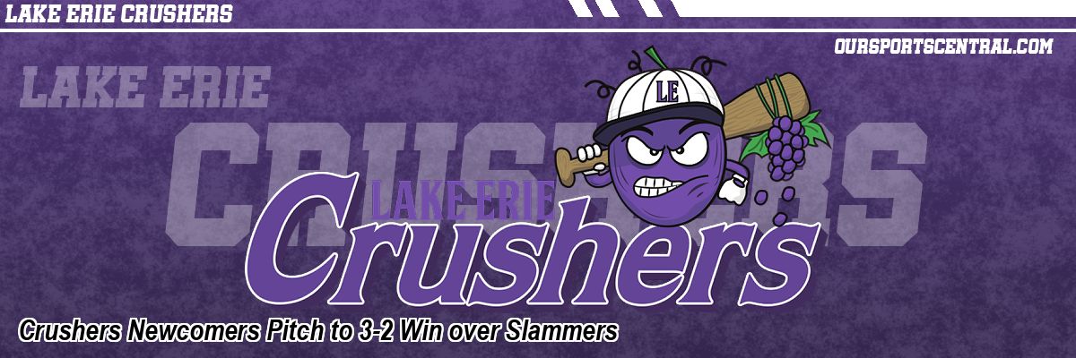 Crushers Newcomers Pitch to 3-2 Win over Slammers