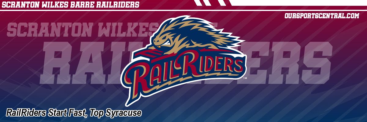 RailRiders Start Fast, Top Syracuse