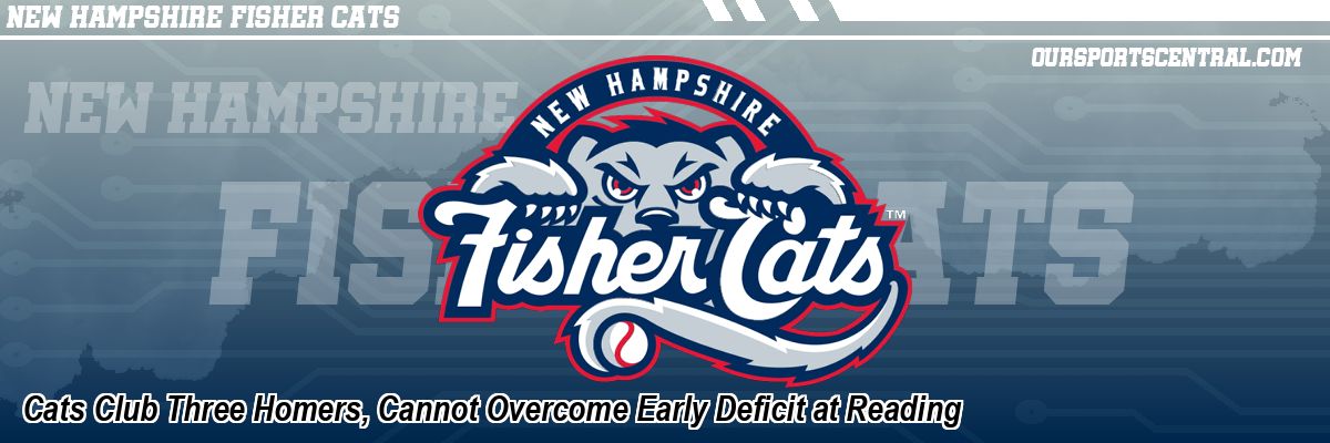Cats Club Three Homers, Cannot Overcome Early Deficit at Reading