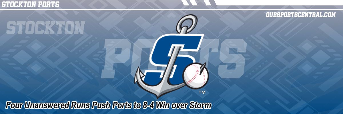 Four Unanswered Runs Push Ports to 8-4 Win over Storm