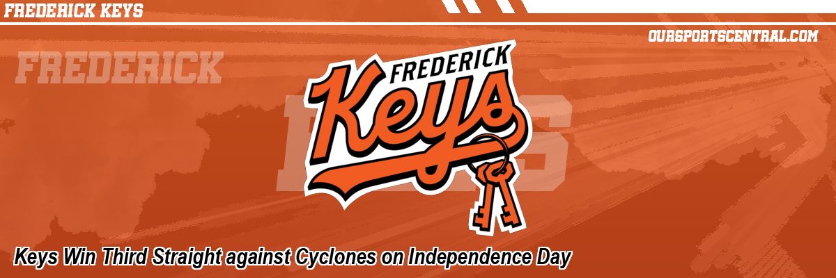 Keys Win Third Straight against Cyclones on Independence Day
