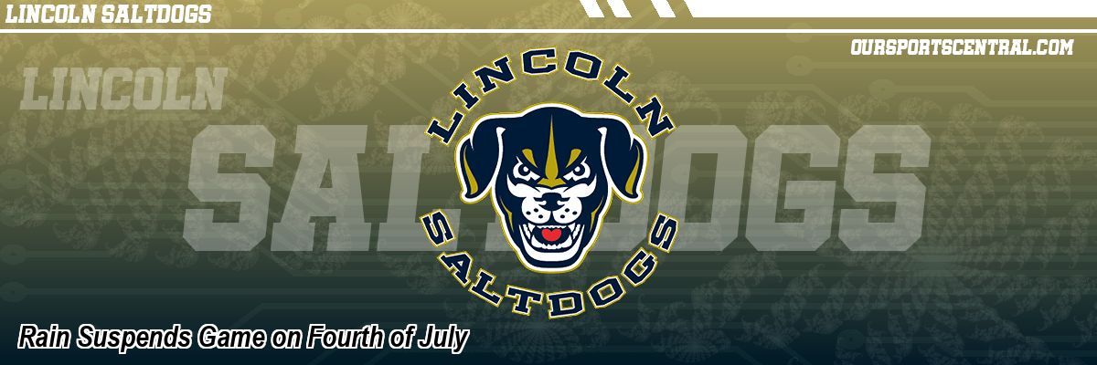 Rain Suspends Game on Fourth of July