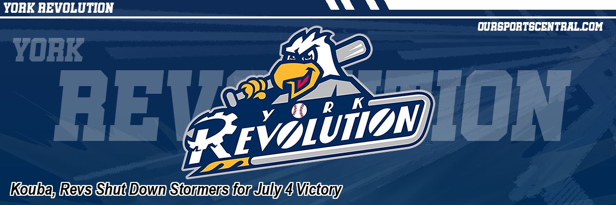 Kouba, Revs Shut Down Stormers for July 4 Victory