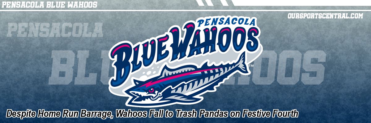 Despite Home Run Barrage, Wahoos Fall to Trash Pandas on Festive Fourth