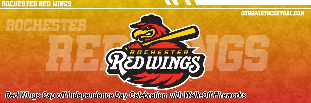 Red Wings Cap off Independence Day Celebration with Walk-Off Fireworks