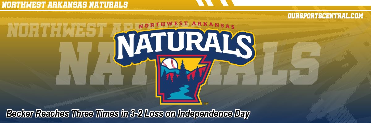Becker Reaches Three Times in 3-2 Loss on Independence Day