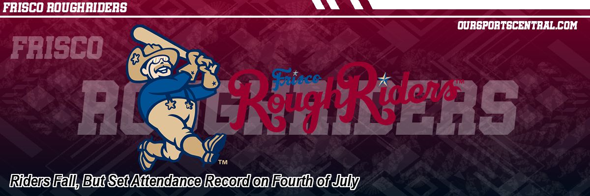 Riders Fall, But Set Attendance Record on Fourth of July