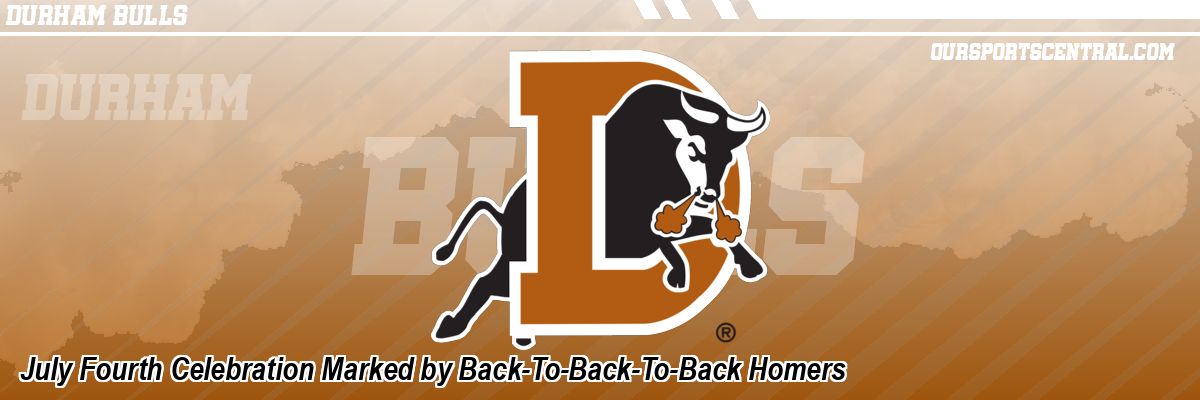 July Fourth Celebration Marked by Back-To-Back-To-Back Homers