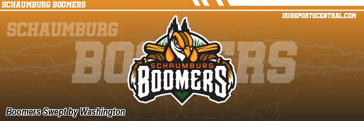 Boomers Swept by Washington