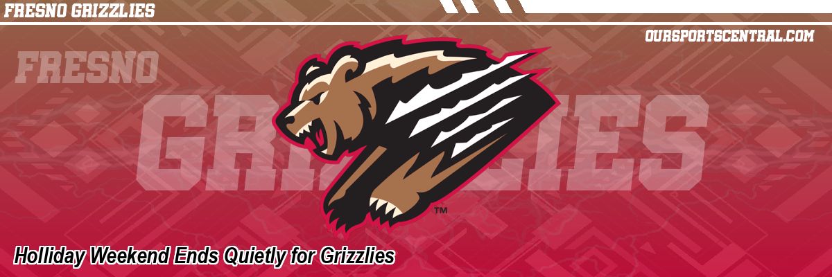 Holliday Weekend Ends Quietly for Grizzlies